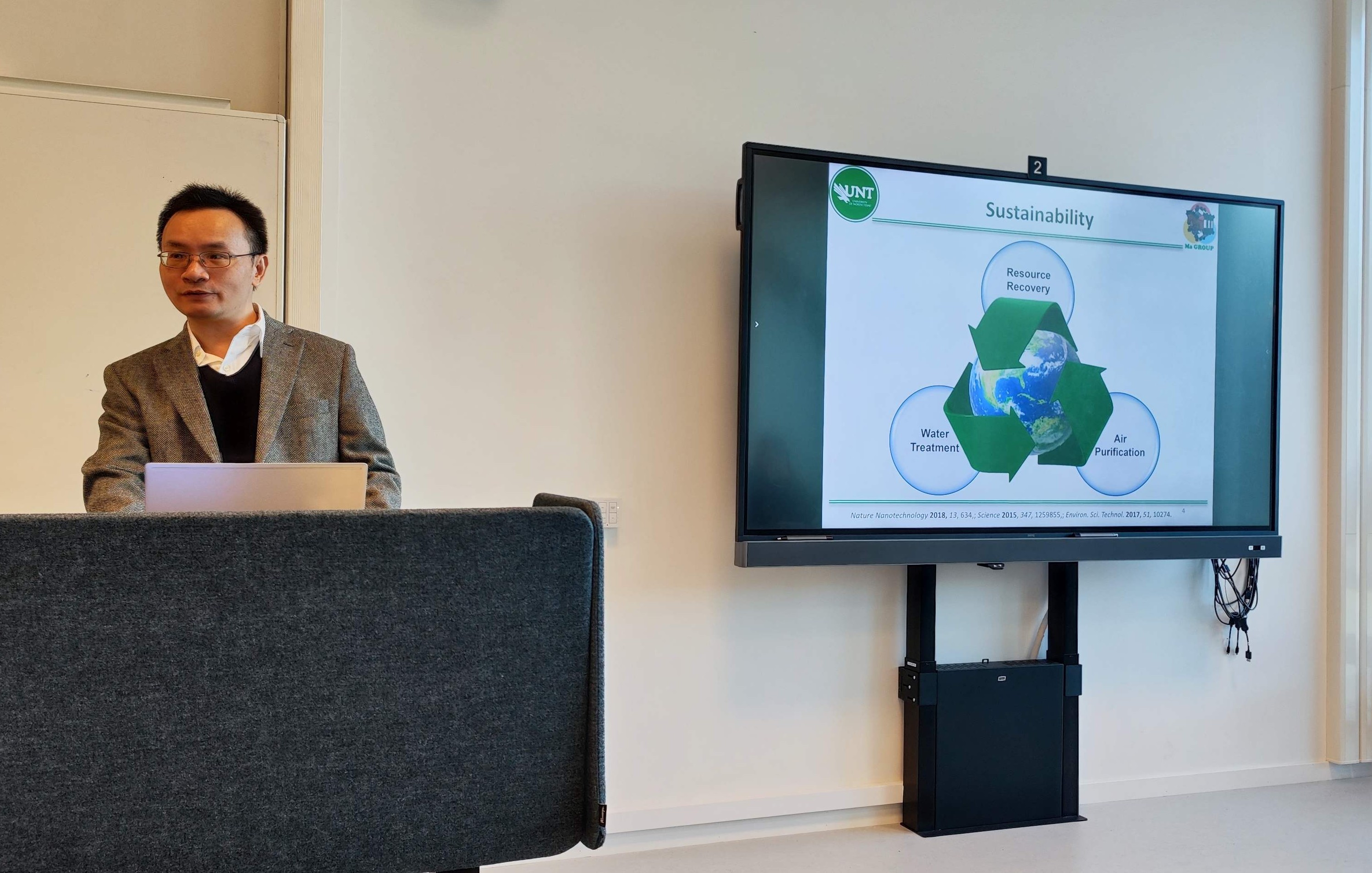 Prof. Shengqian Ma visit