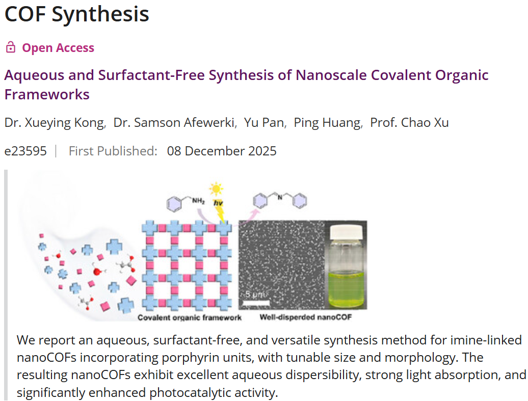 Angewandte Chemie publication